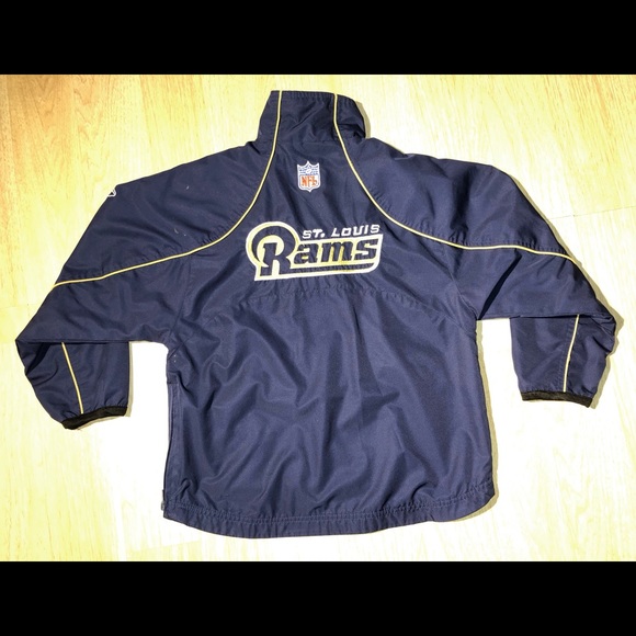 Authentic NFL Rams Reebok windbreaker pull-over - Picture 6 of 6